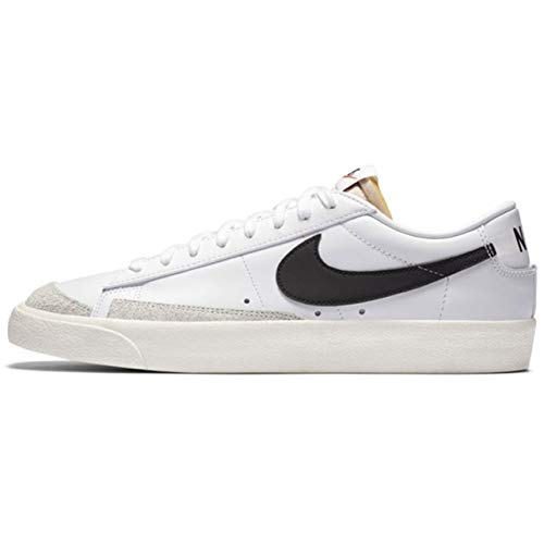 Image of Nike Men's Blazer Low '77 Vintage Shoes, White /Black /Sail, 4.5