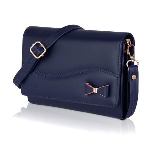 Image of ALSU Women's Sling Bag | Cross body bag| Side bag| Credit car slots| zipper pockets| detachable straps| adjustable straps| daily use| phone pockets