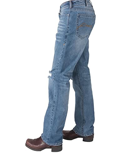 B. Tuff Western Jeans Mens Weekend Vibes Bootcut 32 Long Light MWKEND2