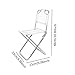 kowaku Travel Backpack Folding Chair Leisure Chair Easy to Carry & Store Practical Collapsible Chair Camp Chair for Beach Garden BBQ, Green