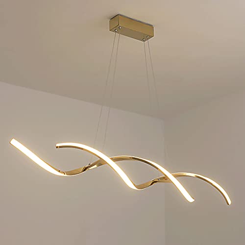 Lampe suspendue îlot de cuisine spirale et lampes suspension LED
