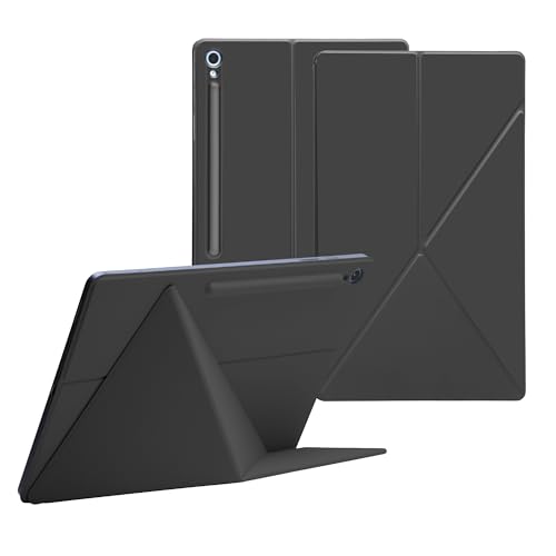 Image of Magnetic Case for Samsung Galaxy Tab S10 FE+ 13.1 Inch (2025) Tablet with S-Pen Holder, Auto Wake /Sleep Smart Tablet Cover, Black