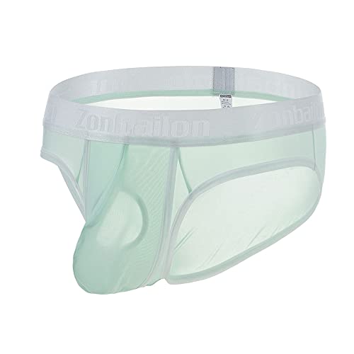 YAHWULAI Männer Niedrig-Taille Kurze Hose, Weich und Bequem, Leichtgewicht, Atmungsaktiv M Light Green