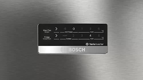 Image of Bosch MaxFlex Convert 364L Inverter Frost Free Triple Door Refrigerator Appliance (CMC36K05NI,Convertible,Black Steel)