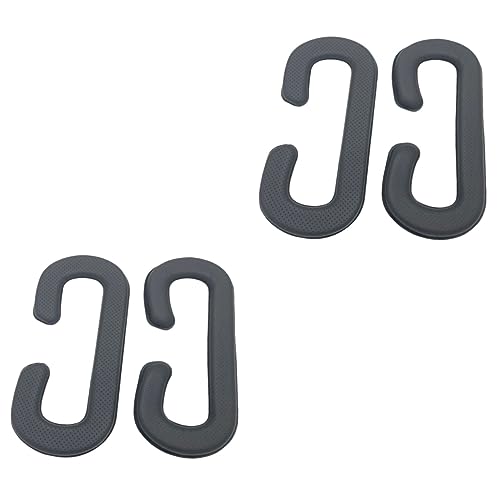 KALLORY 2pcs Sponge Face Cushion Cover for Pu Leather Replacement Pads for Vr Headset Comfortable and Breathable Design for Extended Gaming Sessions