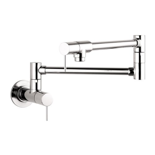 Hansgrohe 10859001 Starck Wall-Mounted Pot Filler, Chrome