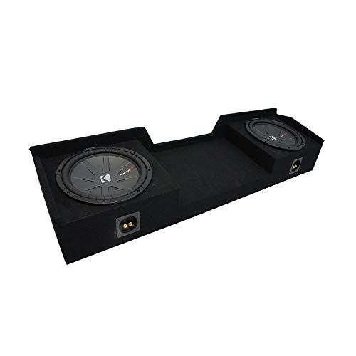 American Sound Connection - Compatible with 1999-2006 Chevy Silverado Ext Cab Truck Kicker CompR CWR12 Dual 12