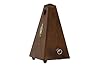 Wittner Metronome Taktell Pyramid Shape System Maelzel Series 800 - Solid wood casing - Without bell - Matte walnut - Mechanically wound - No batteries required - Made in Germany #5