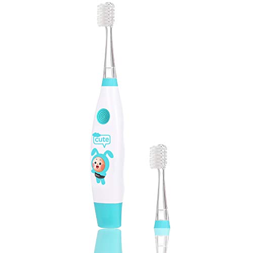 Gabbay Kids Toothbrush Sonic Electric Toothbrush Kids Battery Powered,Soft Toothbrush for Kids