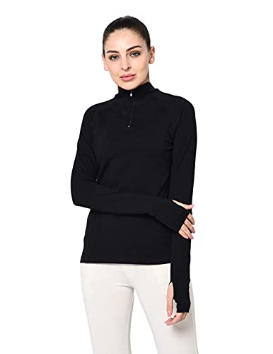 Image of SHARK TRIBE Solid Women High Neck
