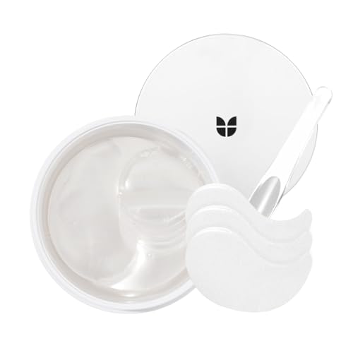 Mizon Cerotti in Gel con Perla Bianca (30 coppie) Riduce le rughe e il gonfiore, trattamento per le occhiaie, Complesso di fiori bianchi, ingredienti naturali (Pure Pearl Eye Gel Patch)