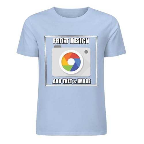 Custom T Shirts Personalized Shirts with Logo Photo Design Your Own Tee Shirt for Men Women, Picture Print Custom Shirts