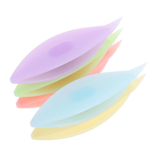 Operitacx Handmade DIY Tatting Shuttle Set 5pcs Plastic Shuttle Tool Loom Tool for Weaving and Knitting