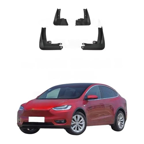 Guardabarros automotriz para Tesla Model X de 2015 a 2022 protector resistente 2