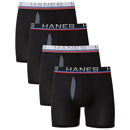 Hanes Men's X-Temp 4-Way Performance Stretch Mesh Boxer Brief