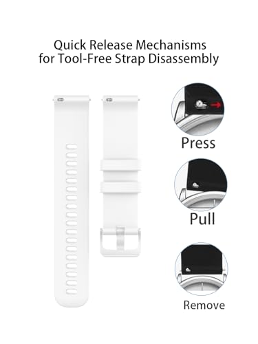 Correas Deportivas Silicona para Smartwatch MFVLP A7 2 Pack miniatura 2