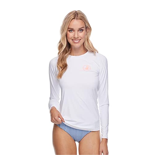 Image of Body Glove Women's Smoothies Sleek Solid Long Sleeve Rashguard with UPF 50+