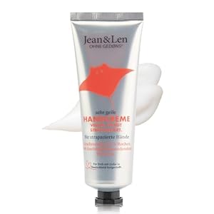Jean & Len – Sehr geile Handcreme Neutral, Handpflege für strapazierte Hände, pflegt intensiv, ohne Parabene und Silikone, vegan, Handcreme Tube, 75 ml