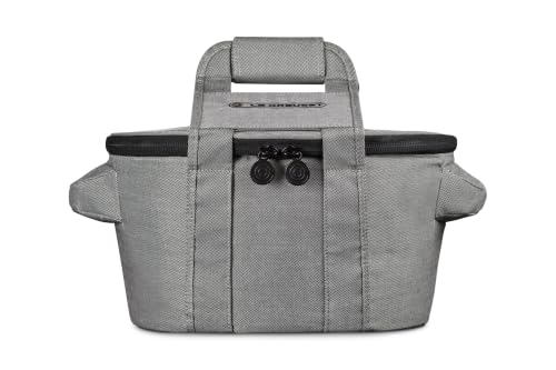 Image of Le Creuset Large Round Tote Bag, Noir | Large Fits 7.25 qt. or 9 qt.Round Dutch Oven