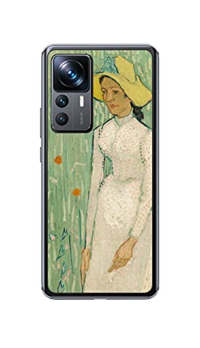 ClearView(�N���A�r���[) Xiaomi 12T Pro�p �w�� �ی� �t�B���� ���� �v�����g �S�b�z ���߂̏����i �t�B���Z���g �t�@�� �S�b�z Vincent Willem van Gogh �j