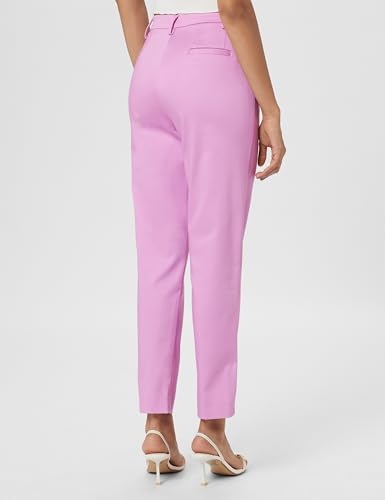 Image of Marks & Spencer Womens Solid Mid Rise Slim Fit Trouser