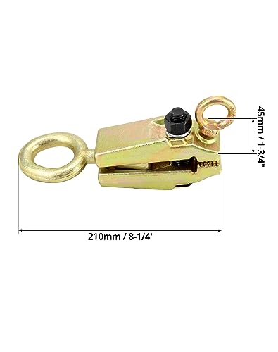 QWORK® Zugklemme, 2 Wege Selbstspannende Zugklemme, für Auto Karosserie Reparatur