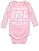 Body de Manga Larga para bebé - Lo Siento Chicas mi Papá ya Está Pillado - Regalo Original Padre, Papá 3-6 Mes Rosa