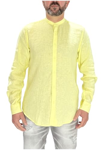 Gianni Lupo chemise homme en tissu haut de gamme avec finitions de qualité supérieure