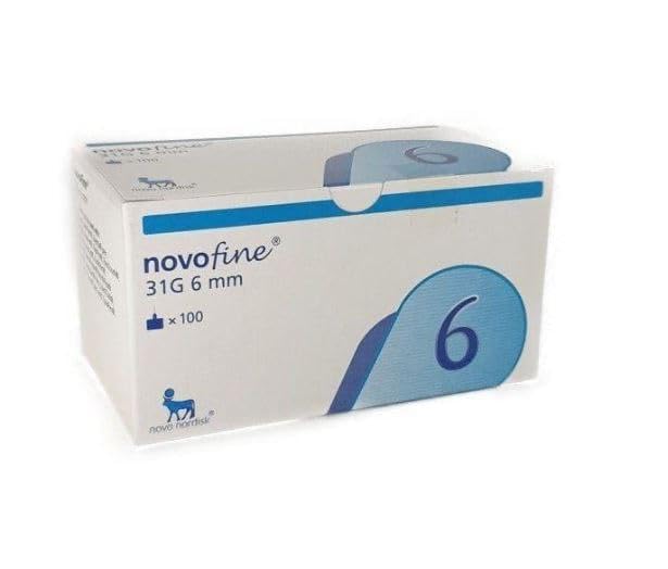 Novofine 31G Tip 6mm 1box 100pcs
