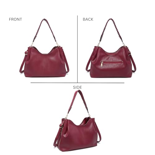Bolso tote vegano para mujer con múltiples compartimentos miniatura 6