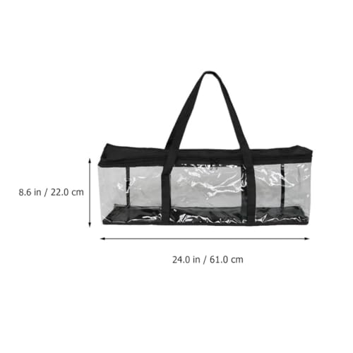 Bolsa de almacenaje portátil para CD y textos con diseño horizontal 3