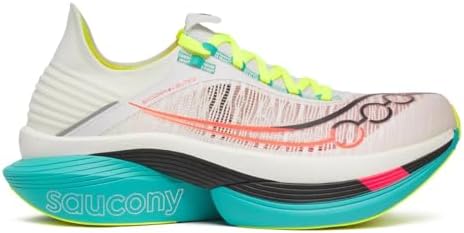 スパイク・シューズ saucony ENDORPHIN ELITE 2/26.5cm Saucony Tênis feminino Endorphin Elite 2, Branco/Mutant, 12 Women