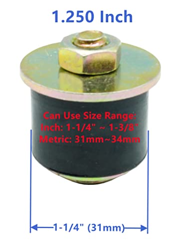 Dsnaduo Automotive Neoprene Expansion Plug 1-1/4 Inch To 1-3/8 Inch (31Mm -34Mm),4 Pack Rubber Freeze Plug, Replace 58251 570-007.1 02601 #TOP2