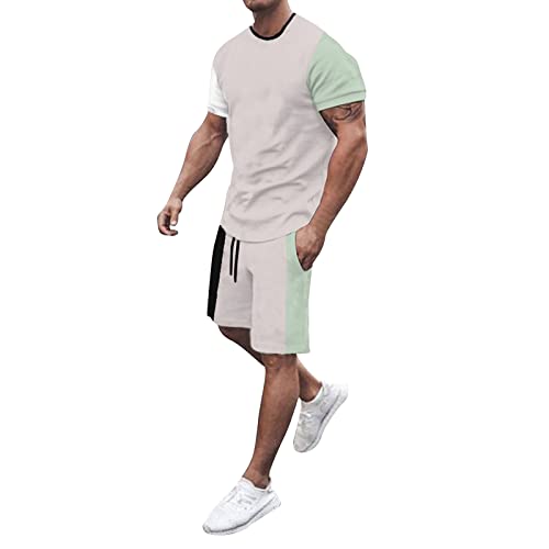 rtdgcv Sacco da viaggio nero da uomo Quick Drys 3D a maniche corte, pantaloncini da spiaggia, tropicale, hawaianss, body sportivo, tuta sportiva da uomo, cachi, XXXL rtdgcv Sacco da viaggio nero da uomo Quick Drys 3D a maniche corte, pantaloncini da spiaggia, tropicale, hawaianss, body sportivo, tuta sportiva da uomo, cachi, XXXL