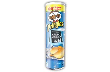 Sal y vinagre Pringles (paquete de 6)