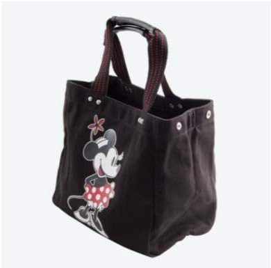 ディズニー ミニー トートバッグ M 小 黒 ブラック キャンバストート ミニトート ランチバッグ キャンバス生地 クラシックミニー 東京 ディズニーリゾート Tdr バッグ 財布 おもちゃ Amazon