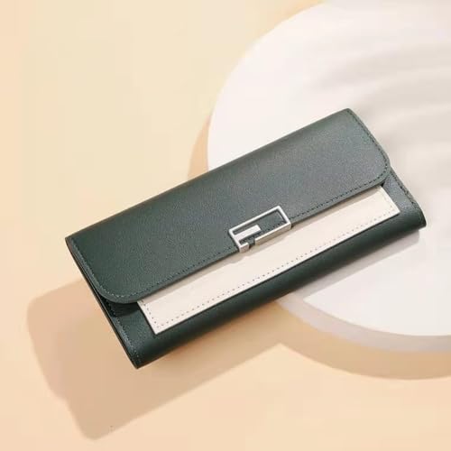 Multi-Card Slot Wallet with Zipper 9 Card Slots for Coins and Cash Women's Wallet4