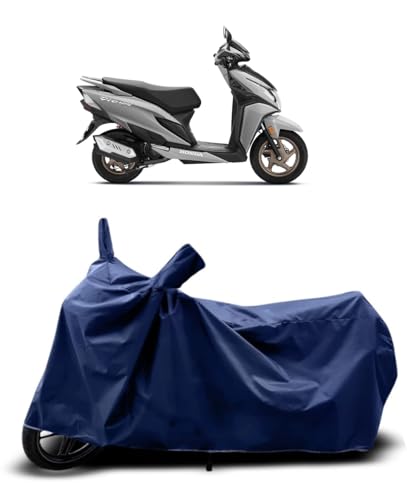 Image of CoverRide Bike Cover Waterproof Heavy Duty - All Weather Dustproof UV Protection Scooty Cover for Honda Dio Outdoor Indoor Use with Windproof Buckle