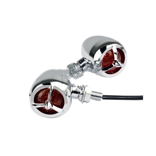 Feu arrière LED clignotant moto bates bobber chopper rétro vintage