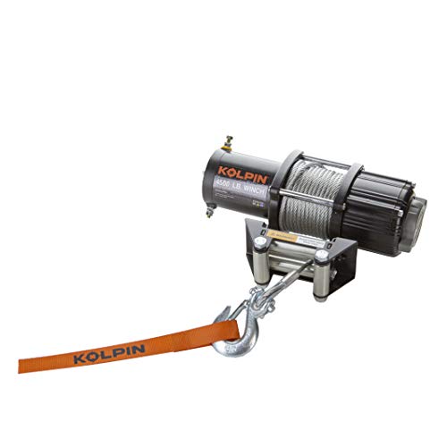 Top Rated Kolpin 4500# Winch - Steel Cable - 25-9450