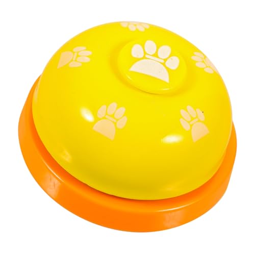 Abaodam Pet Training Bell Paw Training Bells Puppy for Pets Cream Hanging with Dog Training Pet Press Bells Dog Bell Pet Training Press Bell Cat Press Bell Pet Doorbell Pet Bell Plastic