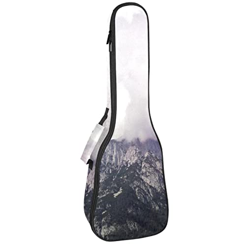 Housse pour ukulélé paysage de montagne 10 mm avec rembourrage épais en éponge de 53,3 cm avec sangles réglables pour… - Les Beatles, Paul McCartney, John Lennon, RIngo Starr, George Harrison Housse pour ukulélé paysage de montagne 10 mm avec rembourrage épais en éponge de 53,3 cm avec sangles réglables pour…