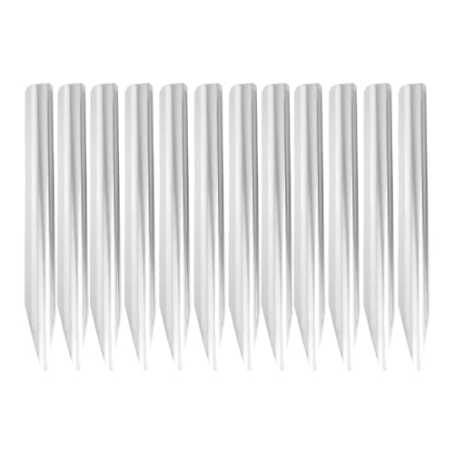 12Pcs Metal Laboratory Spoons 6Inch Long Stainless Steel Spatula For Lab Experiment Mixing Transferring Powders Pastes