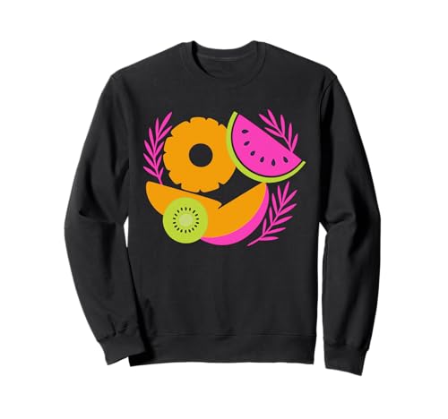 Mignon Fruit Tropical Fusion Summer Splash Casual Sweatshirt