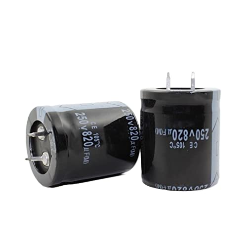 Condensateur 250V 820uF radial résout le problème d'allumage des écrans 30x35mm