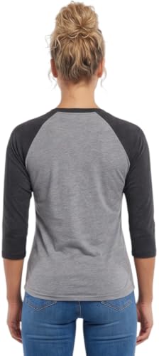 Image of ToBeInStyle Women's Classic Two Color Cotton Baseball T-Shirts