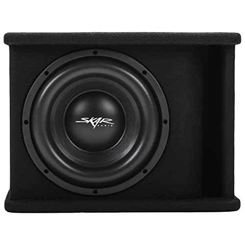 Image of Skar Audio Single 10 inch 1200W Loaded SDR Series Vented Subwoofer Enclosure | SDR-1X10D2