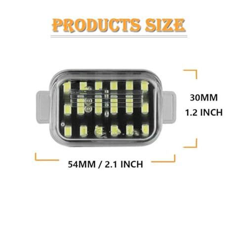 Luces LED para matrícula de Mazda 3 Hatchback y Mazda 6 GL Atenza 5