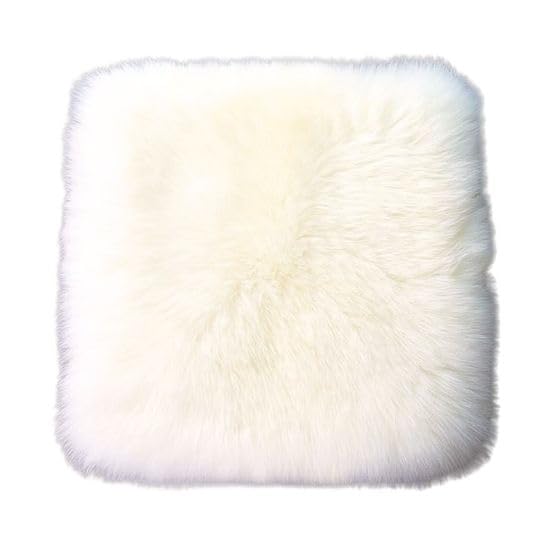 Sheepskin Ranch Premium Real Sheepskin Seat Pad, Ivory
