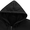 Heated Hoodies for Men, Full Zip Electric USB Rechargeable Sweatshirt, 13 Heating Zones Bodywarmer Electrically, Cold Weather Outerwear Clothing Thermal Top (Black, XL) #3